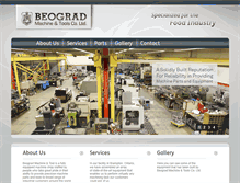 Tablet Screenshot of beogradmachine.com
